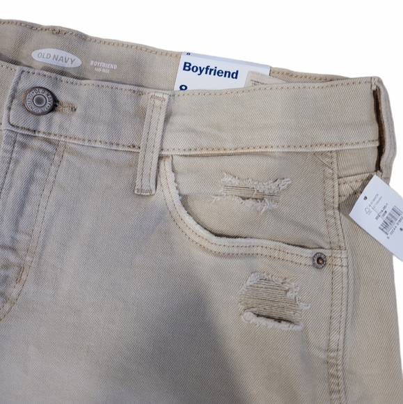 NWT Old Navy Mid-Rise Distressed Boyfriend Shorts - Picture 5 of 6